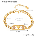 Jewelry wholesale Luxury Hollow Geometric Zircon Heart Moon Star Lighting Jewelry Set