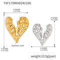 Jewelry wholesale New Irregular Karst Heart Pendant Necklace Studs Earrings Jewelry Set