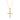Jewelry wholesale Stainless Steel Necklace With French Cross And Pearl Pendant