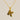 Jewelry wholesale 18k Gold Monogrammed Textured Pendant Necklace