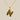 Jewelry wholesale 18k Gold Monogrammed Textured Pendant Necklace