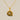 Jewelry wholesale 18k Gold Monogrammed Textured Pendant Necklace