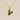 Jewelry wholesale 18k Gold Monogrammed Textured Pendant Necklace