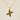 Jewelry wholesale 18k Gold Monogrammed Textured Pendant Necklace