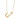 Jewelry wholesale 18K Gold Stainless Steel 26 Alphabet Pendant Necklace