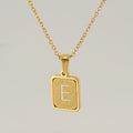 Jewelry wholesale 26 Alphabet Hollow Pendant Stainless Steel Necklace