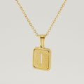 Jewelry wholesale 26 Alphabet Hollow Pendant Stainless Steel Necklace