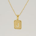 Jewelry wholesale 26 Alphabet Hollow Pendant Stainless Steel Necklace