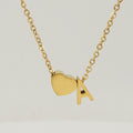 Jewelry wholesale 26 English Love Letters Pendant 18K Stainless Steel Necklace