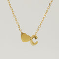Jewelry wholesale 26 English Love Letters Pendant 18K Stainless Steel Necklace