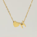 Jewelry wholesale 26 English Love Letters Pendant 18K Stainless Steel Necklace