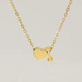 Jewelry wholesale 26 English Love Letters Pendant 18K Stainless Steel Necklace