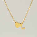 Jewelry wholesale 26 English Love Letters Pendant 18K Stainless Steel Necklace