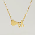Jewelry wholesale 26 English Love Letters Pendant 18K Stainless Steel Necklace