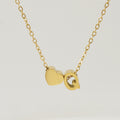 Jewelry wholesale 26 English Love Letters Pendant 18K Stainless Steel Necklace