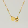Jewelry wholesale 26 English Love Letters Pendant 18K Stainless Steel Necklace