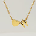 Jewelry wholesale 26 English Love Letters Pendant 18K Stainless Steel Necklace