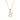 Jewelry wholesale Bamboo 18K 26 Alphabet Pendant Stainless Steel Necklace