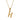 Jewelry wholesale Bamboo 18K 26 Alphabet Pendant Stainless Steel Necklace