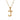 Jewelry wholesale Bamboo 18K 26 Alphabet Pendant Stainless Steel Necklace