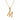 Jewelry wholesale Bamboo 18K 26 Alphabet Pendant Stainless Steel Necklace