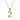 Jewelry wholesale Bamboo 18K 26 Alphabet Pendant Stainless Steel Necklace