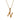 Jewelry wholesale Bamboo 18K 26 Alphabet Pendant Stainless Steel Necklace