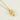 Jewelry wholesale Chubby Gold Alphabet Stainless Steel Necklace
