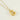 Jewelry wholesale Chubby Gold Alphabet Stainless Steel Necklace