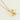 Jewelry wholesale Chubby Gold Alphabet Stainless Steel Necklace
