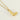 Jewelry wholesale Chubby Gold Alphabet Stainless Steel Necklace