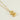 Jewelry wholesale Chubby Gold Alphabet Stainless Steel Necklace
