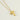 Jewelry wholesale Chubby Gold Alphabet Stainless Steel Necklace