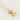 Jewelry wholesale Chubby Gold Alphabet Stainless Steel Necklace