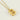 Jewelry wholesale Chubby Gold Alphabet Stainless Steel Necklace