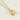 Jewelry wholesale Chubby Gold Alphabet Stainless Steel Necklace
