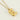 Jewelry wholesale Chubby Gold Alphabet Stainless Steel Necklace