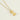 Jewelry wholesale Chubby Gold Alphabet Stainless Steel Necklace