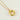 Jewelry wholesale Chubby Gold Alphabet Stainless Steel Necklace