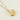 Jewelry wholesale Chubby Gold Alphabet Stainless Steel Necklace