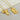 Jewelry wholesale Chubby Gold Alphabet Stainless Steel Necklace