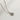 Jewelry wholesale Chubby Vapor Bubble 26 Alphabet Pendant Stainless Steel Necklace