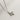 Jewelry wholesale Chubby Vapor Bubble 26 Alphabet Pendant Stainless Steel Necklace