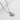 Jewelry wholesale Chubby Vapor Bubble 26 Alphabet Pendant Stainless Steel Necklace