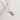 Jewelry wholesale Chubby Vapor Bubble 26 Alphabet Pendant Stainless Steel Necklace