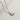Jewelry wholesale Chubby Vapor Bubble 26 Alphabet Pendant Stainless Steel Necklace