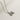Jewelry wholesale Chubby Vapor Bubble 26 Alphabet Pendant Stainless Steel Necklace