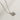 Jewelry wholesale Chubby Vapor Bubble 26 Alphabet Pendant Stainless Steel Necklace