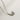 Jewelry wholesale Chubby Vapor Bubble 26 Alphabet Pendant Stainless Steel Necklace