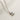 Jewelry wholesale Chubby Vapor Bubble 26 Alphabet Pendant Stainless Steel Necklace